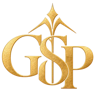GSP-Monogramm der Glamorous Slavic Party